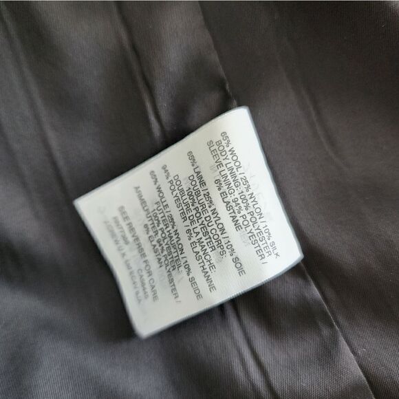 J crew wool blend plaid hook front closure blazer - Picture 10 of 11